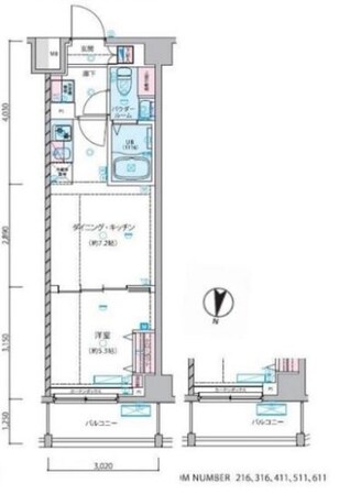 GENOVIA練馬春日町skygardenの物件間取画像